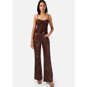 Cami NYC Zenobia Vegan Leather Pants in Java 6